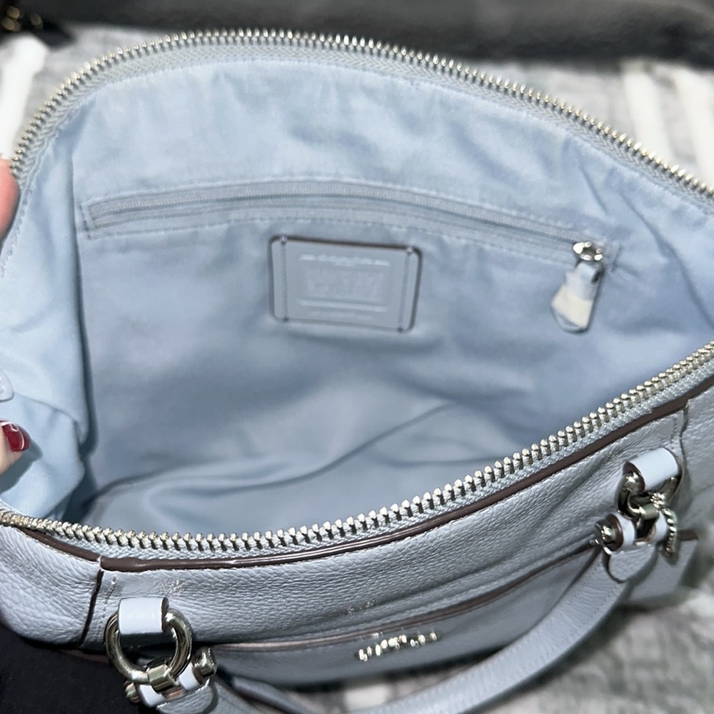 Light blue coach cross body bag - Picture 6 of 7